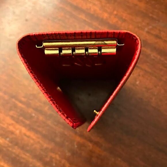 Louis Vuitton Fiery Red Epi Leather Key Wallet EUC - Picture 13 of 14